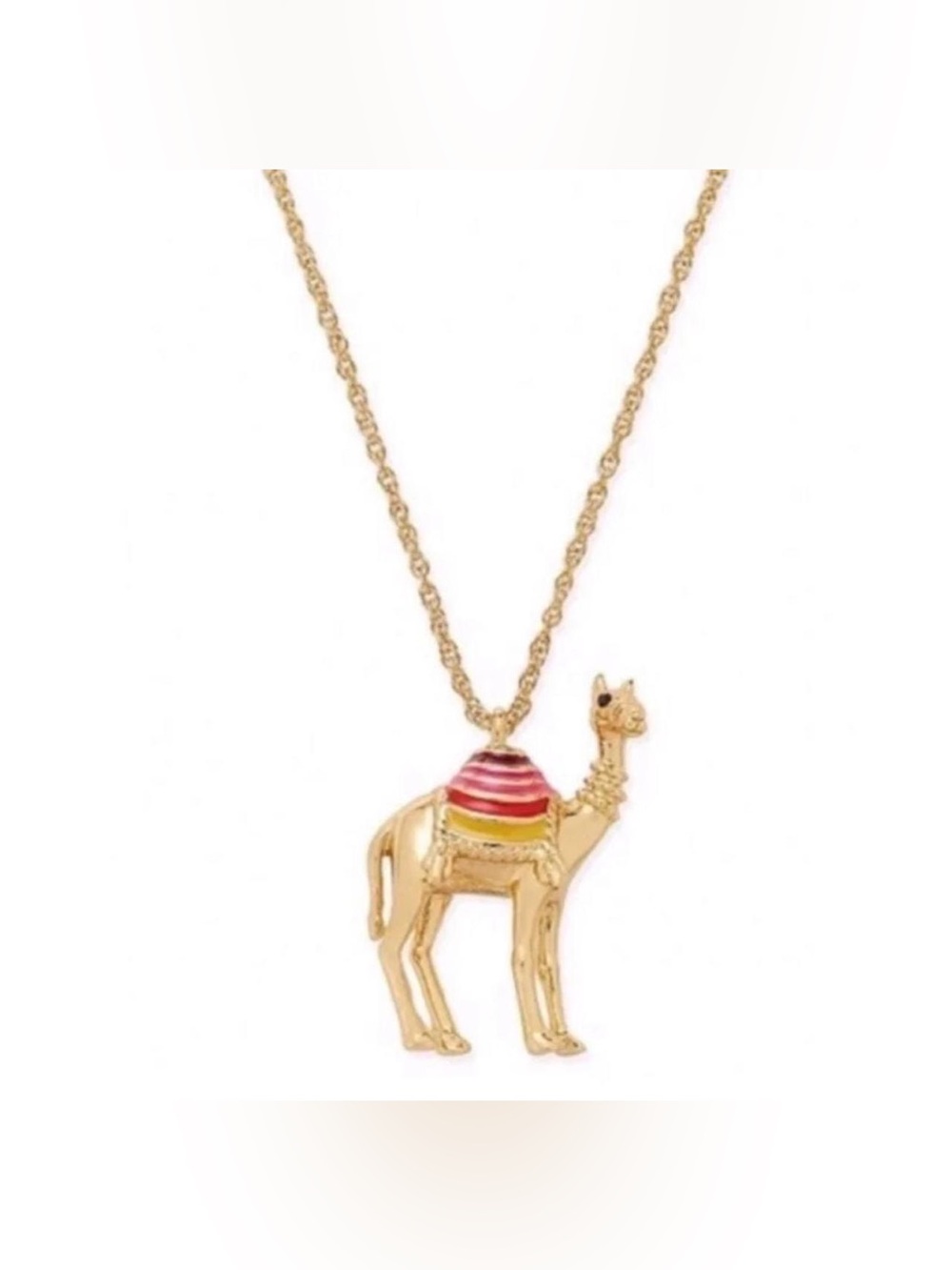 Kate Spade Spice Things Up Gold Camel Necklace NWT